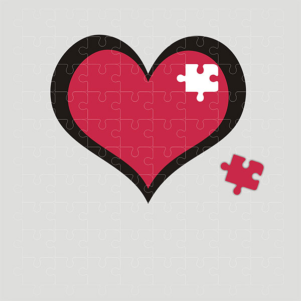 Puzzle Coração