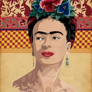 Quebra-cabeça "México" - Artista Frida Kahlo - Projeto Mulheres - 48 peças - Arte