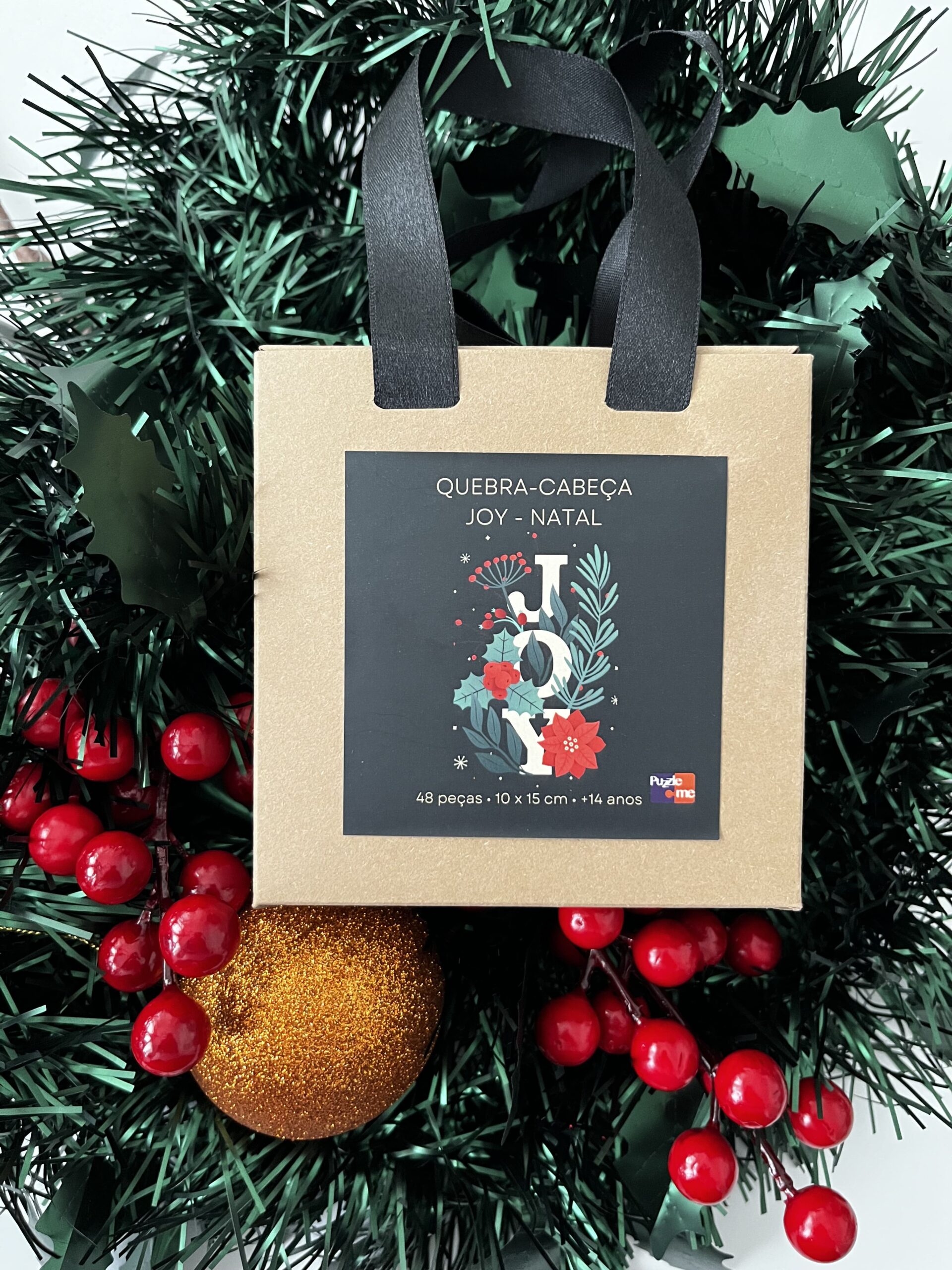 Quebra-cabeça duas peças: Natal