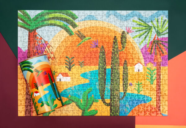 Quebra-cabeça 500 peças <br />Jardim dos Colibris