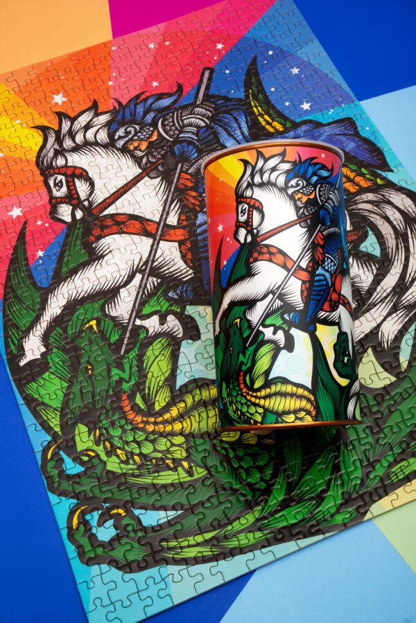 Quebra-cabeça São Jorge – 500 peças | Rafamon