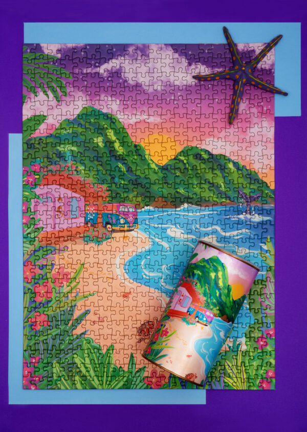 Quebra-cabeça Mar Doce Lar – 500 peças | Ju Rumple